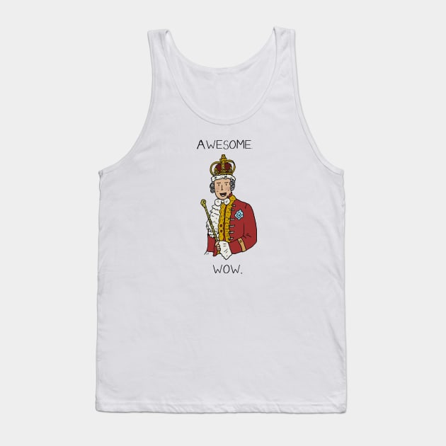 Hamilton - King George Tank Top by JennyGreneIllustration